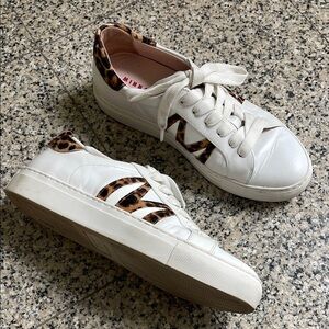 Minna Parikka Bunny Skater Women's White Sneakers Leopard - EU38 / US7
